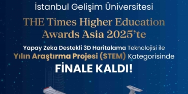 İGÜ, THE Awards Asia 2025’te finalde