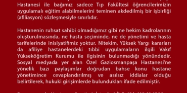 İstanbul Yeni Yüzyıl Üniversitesinden sosyal medyadaki iddialarla ilgili açıklama