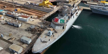 İstanbul’da Pakistan için üretilen PN MİLGEM gemisinde yerli ve milli ürünler dikkat çekiyor