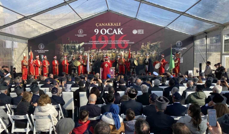 İtilaf Devletleri’nin Gelibolu Yarımadası’nı tahliyesinin 109’uncu yılı kutlandı