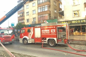 Kartal’da çatı yangını