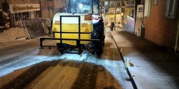 Keşan’da kar temizleme çalışmaları yapıldı