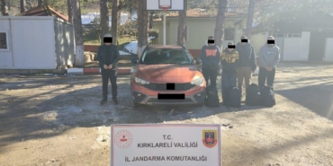 Kırklareli’nde 40 düzensiz göçmen yakalandı
