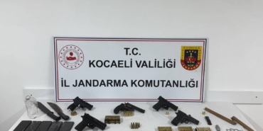 Kocaeli merkezli silah kaçakçılığı operasyonu: 22 gözaltı