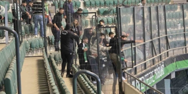 Kocaelispor - Iğdır FK maçında çıkan tribün olaylarında 7 kişi gözaltına alındı