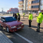 Malkara polisi uygulamada vatandaşların yeni yılını kutladı