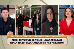 Necla Nazır, Ferdi Tayfur’un cenazesinde yaşanan gerilim hakkında konuştu