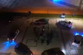 Otomobilleriyle ‘kutu kutu pense’ oynadılar