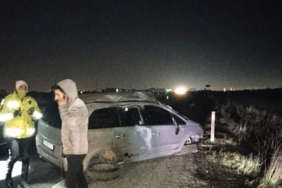 Şarampole yuvarlanan otomobilin sürücüsü hayatını kaybetti