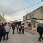 Şehrin göbeğinde korkutan yangın