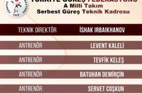 Serbest güreşte A Milli Takım teknik kadrosu açıklandı