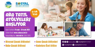 SGM’de Ara Tatil Atölyeleri için kayıtlar başladı
