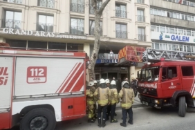 Şişli’de bir otelde korkutan yangın