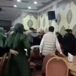 Takı töreni erkene alınmak istenildi, ortalık savaş alanına döndü