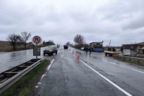 Takla atan araçta 1 kişi yaralandı