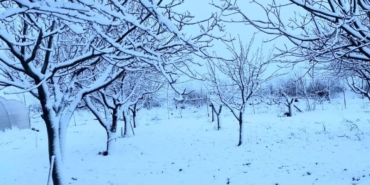 Tekirdağ Hayrabolu’da kar yağışı