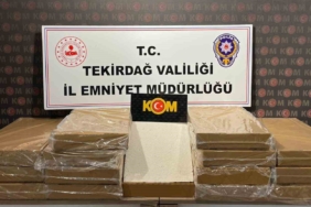 Tekirdağ’da 75 bin adet dolu makaron ele geçirildi