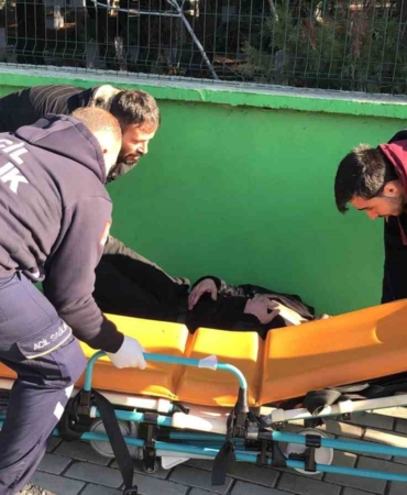 Tekirdağ’da alkollü şahıs kaldırıma yığıldı