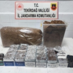 Tekirdağ’da kaçak tütün operasyonu