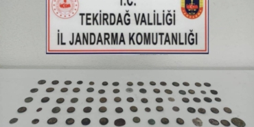 Tekirdağ’da tarihi eser niteliği taşıyan 79 adet sikke ele geçirildi