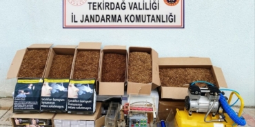 Tekirdağ’da tütün ve makaron operasyonu