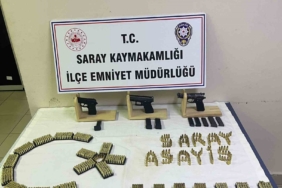 Tekirdağ’ın Saray ilçesinde ruhsatsız silah operasyonu