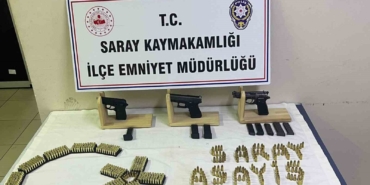 Tekirdağ’ın Saray ilçesinde ruhsatsız silah operasyonu