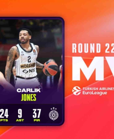 THY Euroleague’de 20. haftanın MVP’si Carlik Jones oldu
