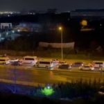 Tuzla’da düğün konvoyu yolu kapattı, metrelerce araç kuyruğu oluştu