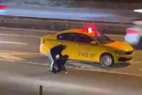 Ücretini alamadığı müşterisini yol ortasında dövdü