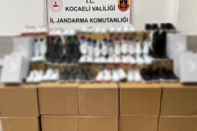 Ünlü markalara ait sahte giyim ve ayakkabı ele geçirildi