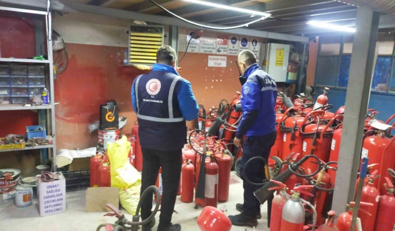 Yangın ekipmanlarında fahiş fiyat alarmı: Ekipler denetimde