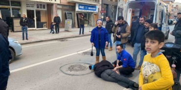 Yaralıya ilk müdahaleyi yoldan geçen hasta nakil ambulansı ekipleri yaptı