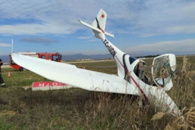 Yenişehir Havalimanı’nda uçak kazası