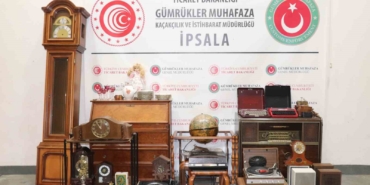Yunanistan’dan Türkiye’ye sokulmak istenen antika parçalara el konuldu