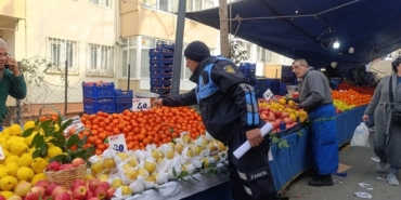 Zabıta Müdürlüğü pazar denetimlerine devam ediyor