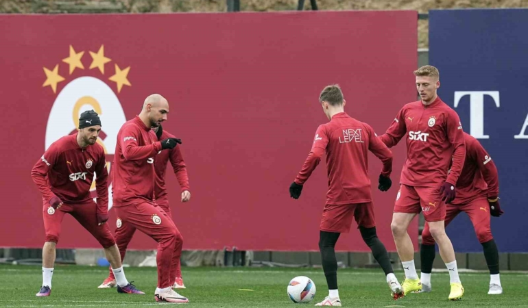 Galatasaray, Rizespor maçı hazırlıklarını Kemerburgaz’da tamamladı