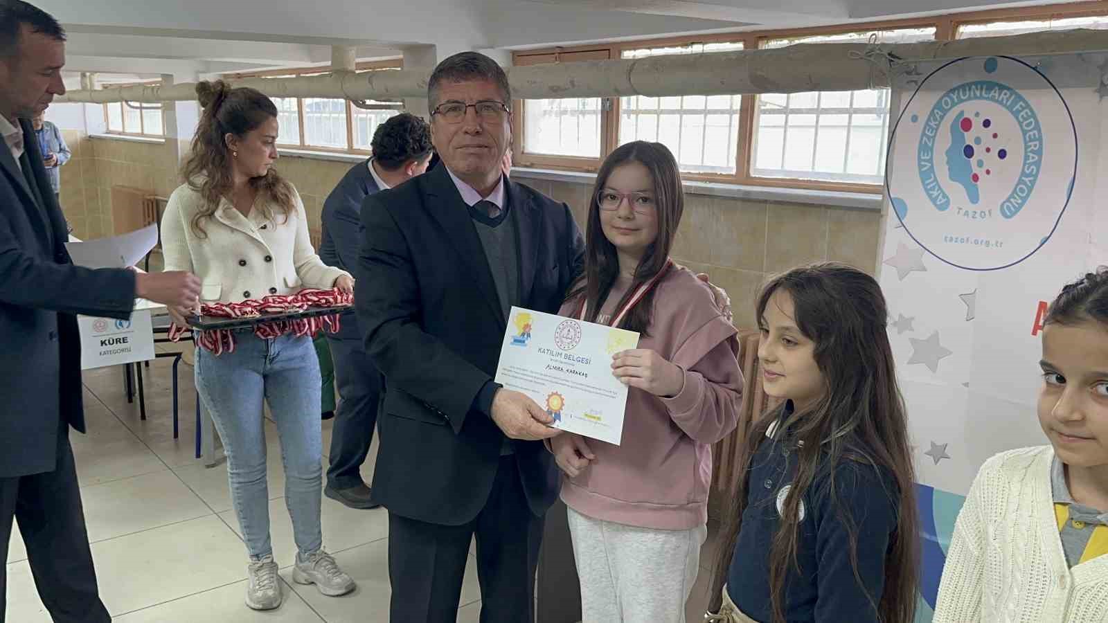 Muratlı’da Akıl ve Zekâ Oyunları Turnuvası finali yapıldı