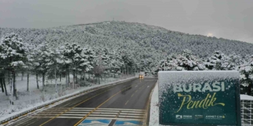 Kar yağışı sonrası Aydos Ormanı’nda kartpostallık görüntüler oluştu