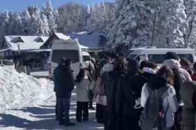 Teleferik gelmedi, vatandaşlar metrelerce kuyruk oluşturdu