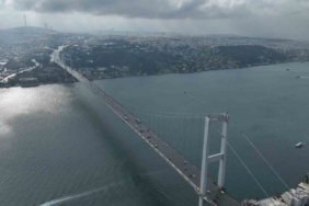 İstanbul Boğazı’nda kar manzarası