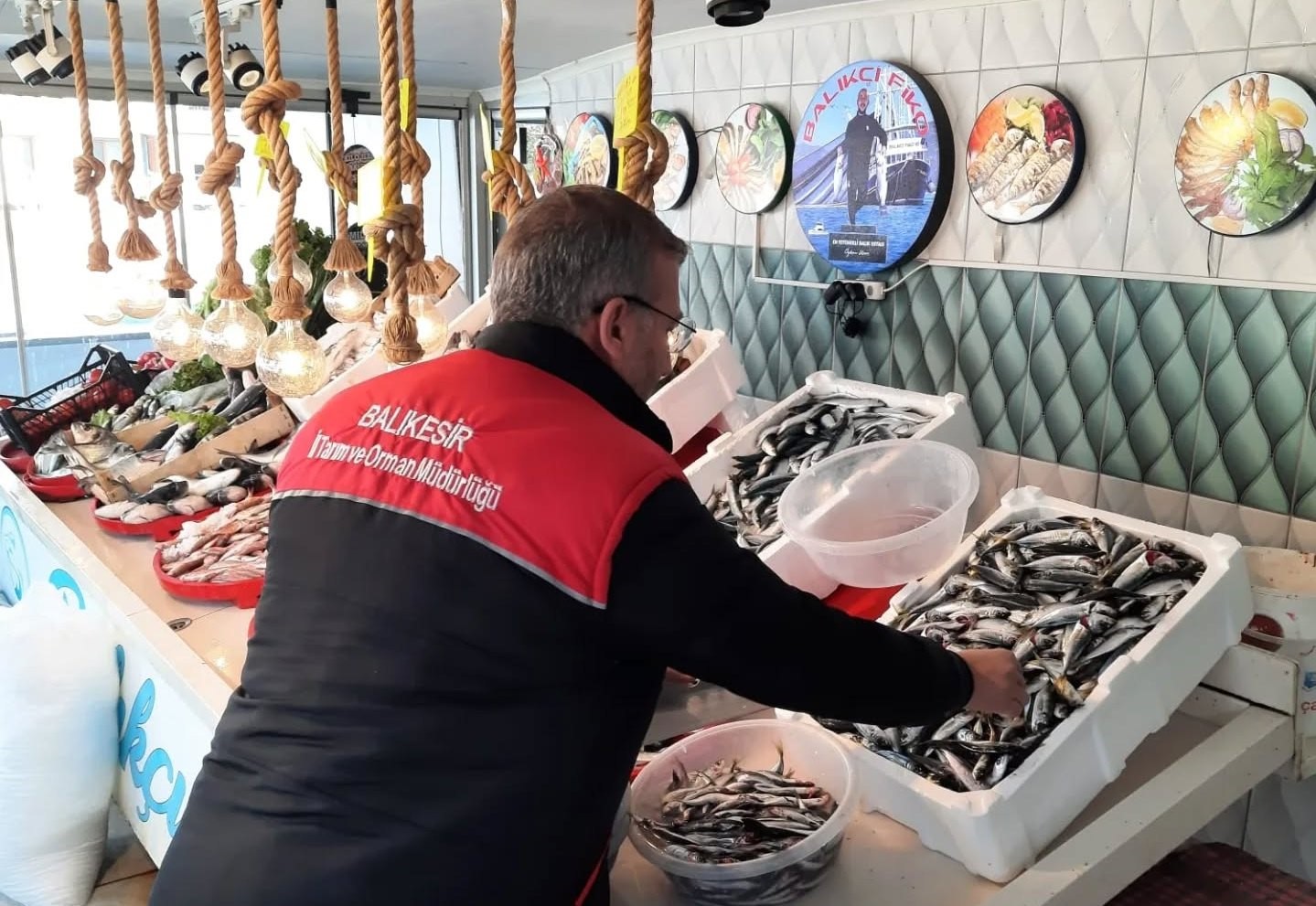 Edremit’te balık denetimi