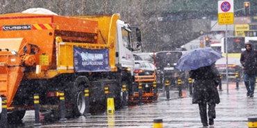 Şişli’de karla mücadele aralıksız devam ediyor