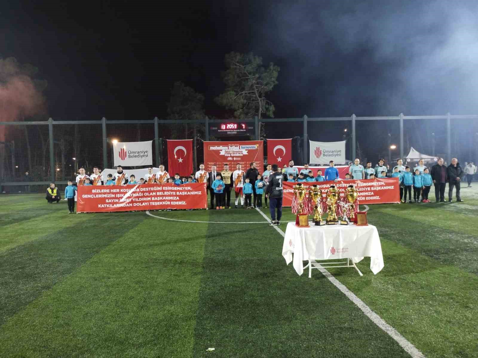 ’Mahallem Futbol Turnuvası’ finalinde kazanan Çamlık Mahallesi oldu