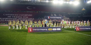 Fenerbahçe-Samsunspor maçında 18 Mart Çanakkale şehitleri anıldı