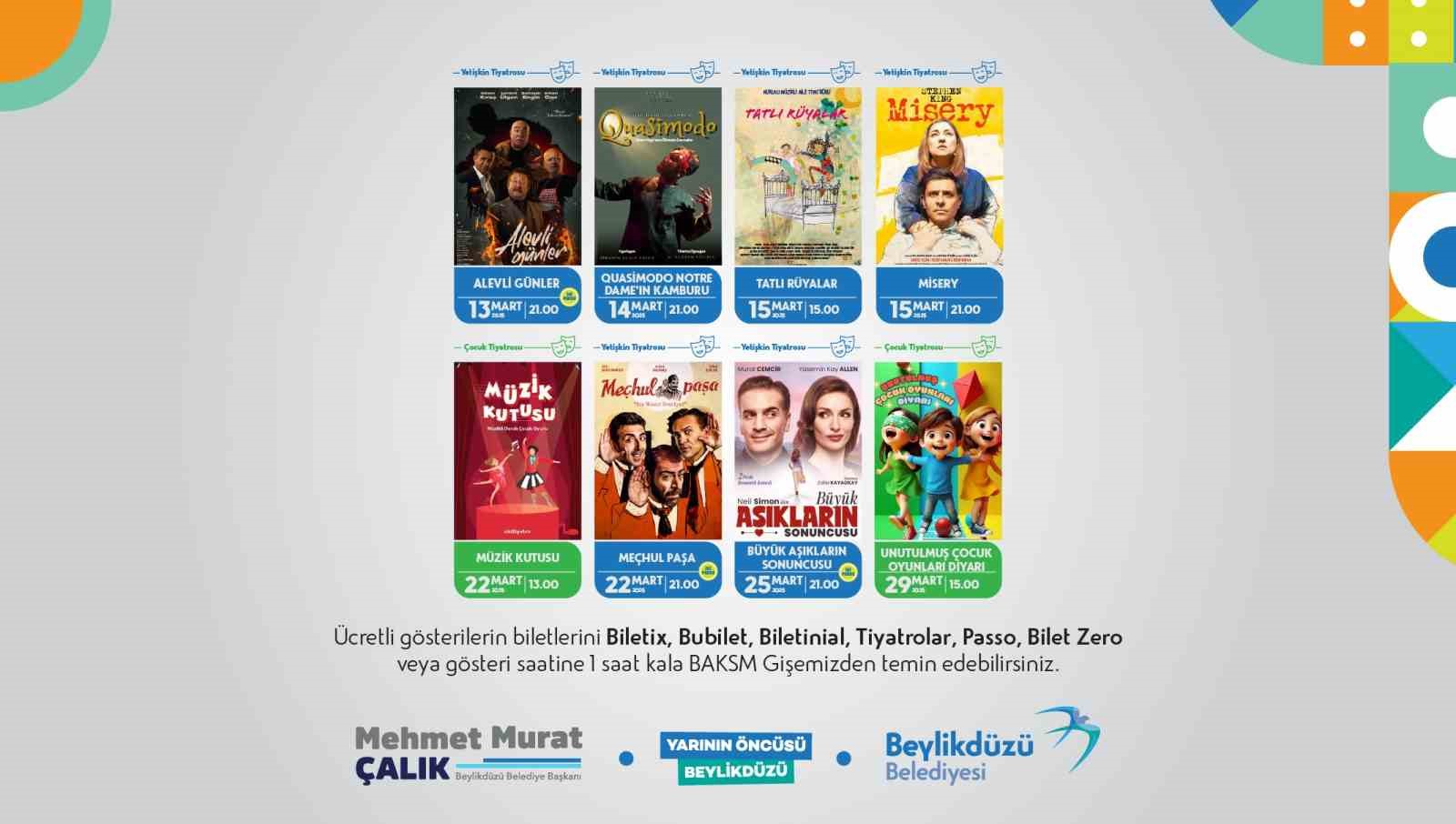 Beylikdüzü’nde kültür sanat etkinlikleri Mart ayında da dopdolu
