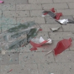 Avcılar’da kamyonetin 4 araca çarptığı kaza güvenlik kamerasında