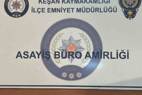 Keşan’da polisin üst arması yaptığı şüpheliden ruhsatsız tabanca ele geçirildi