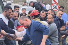 Kontrolden çıkan tır şarampole yuvarlandı: 1 yaralı