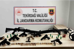Tekirdağ’da jandarmadan kaçakçılık ve silah operasyonları
